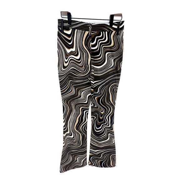 Motel Denim Jeans NWT 70s Ripple Flair Boot Cut Black Brown Size Small 28” - Picture 5 of 6